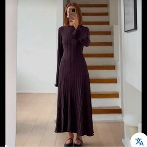 DISSH brown Long Sleeve Dress